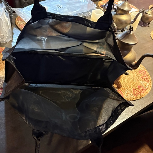 ALO Yoga Black Mesh Tote - Picture 5 of 10